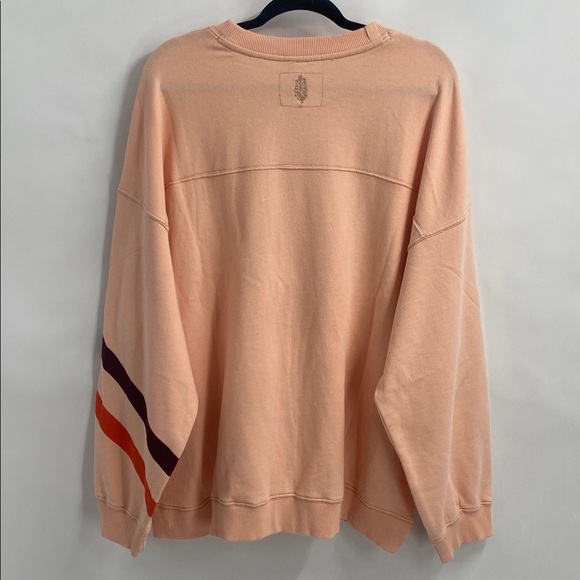 NWOT Free People Movement All Star Logo Crewneck Sweatshirt Oversized Size Large - Picture 11 of 12
